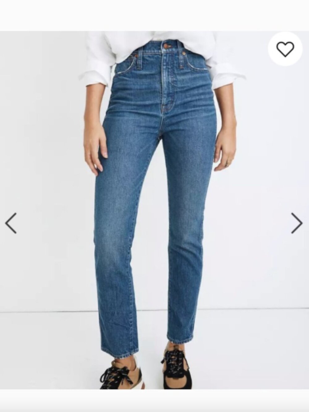 NWT Madewell Stovepipe Jeans in Kline Wash (27) - Picture 2 of 6